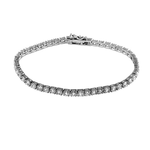 7.00CTW Lab-Created Diamond Tennis Bracelet in 14K Gold