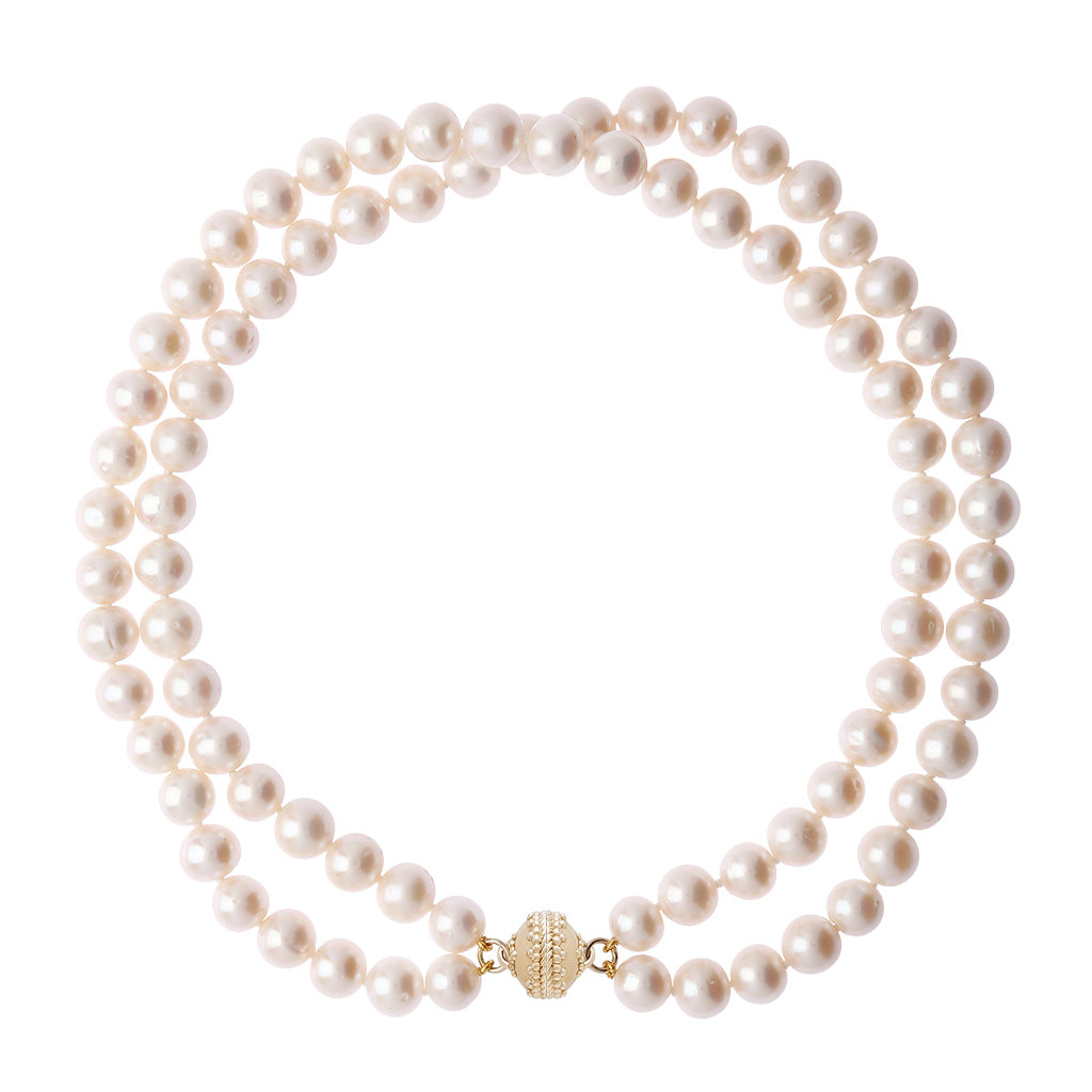 The Duet Pearl Necklace